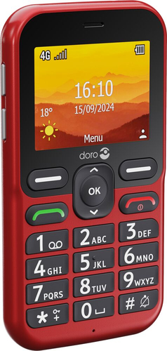 DORO LEVA L11 RED W/O CHARGER .