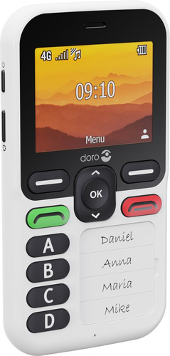 DORO LEVA X10 WHITE/BLACK