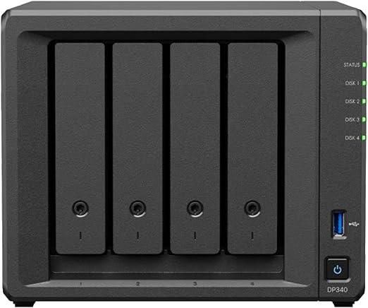 Synology ActiveProtect appliance DP320, 4 x 8 TB HDD+2 x 400 GB SSD, AMD R1600, 5.2 kg