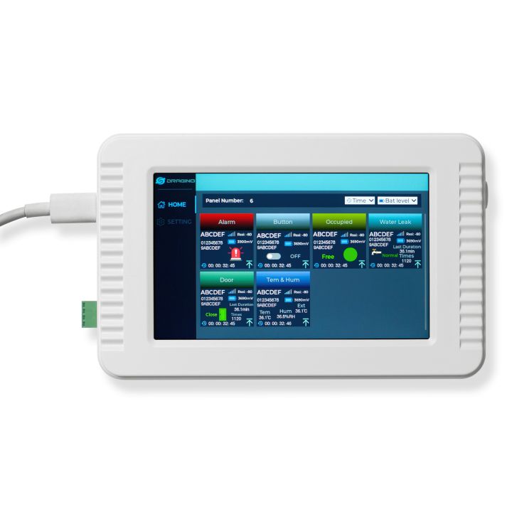 DRAGINO · Sensor · LoRa · HMI Touchscreen · LTS5-EU868