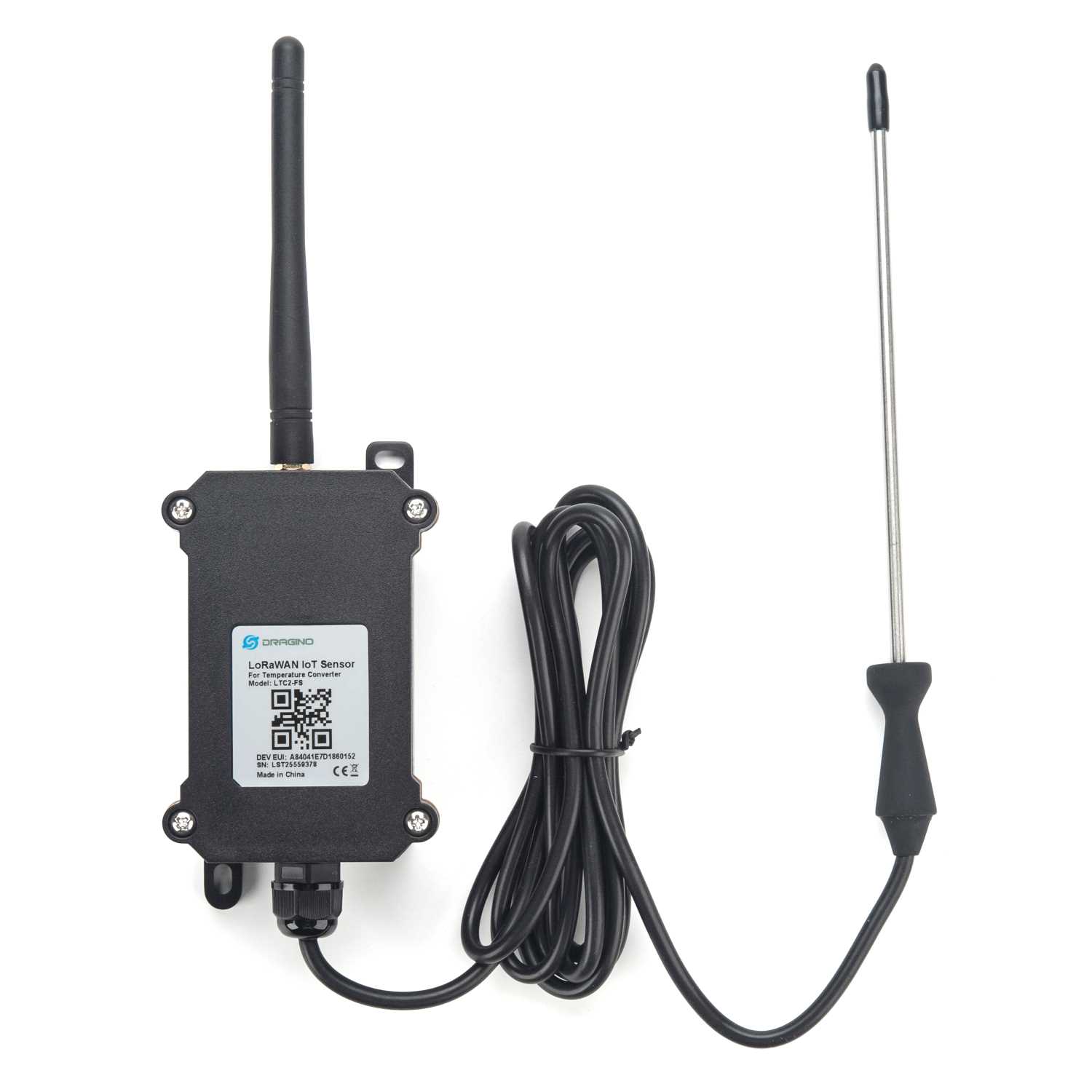 DRAGINO · Sensor · LoRa · Industrial Temperature Transmitter · LTC2-FSA-EU868 · Food safety