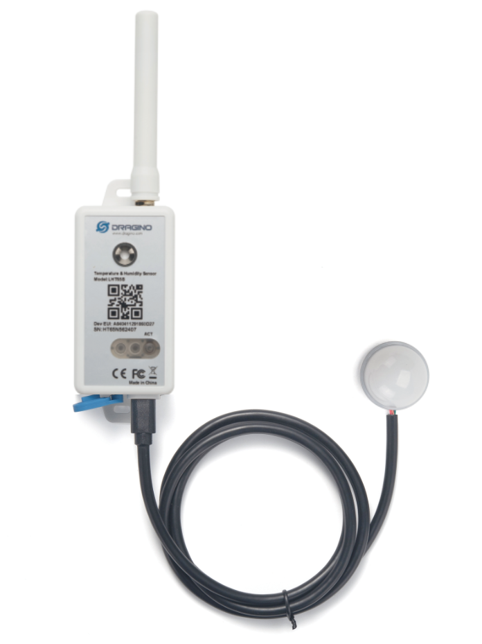DRAGINO · Sensor · LoRa · LoRaWAN temperature, humidity and light sensor · LHT65S-EU868-E5