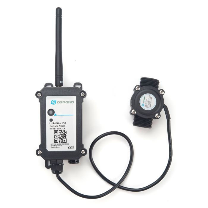 DRAGINO · Sensor · LoRa · Water flow meter G1/2'' / DN15 · SW3L-LB-EU868-004