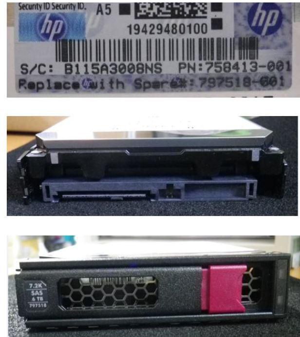 Hewlett Packard Enterprise 6TB, 7200 rpm, 3.5", SAS, 6Gbps