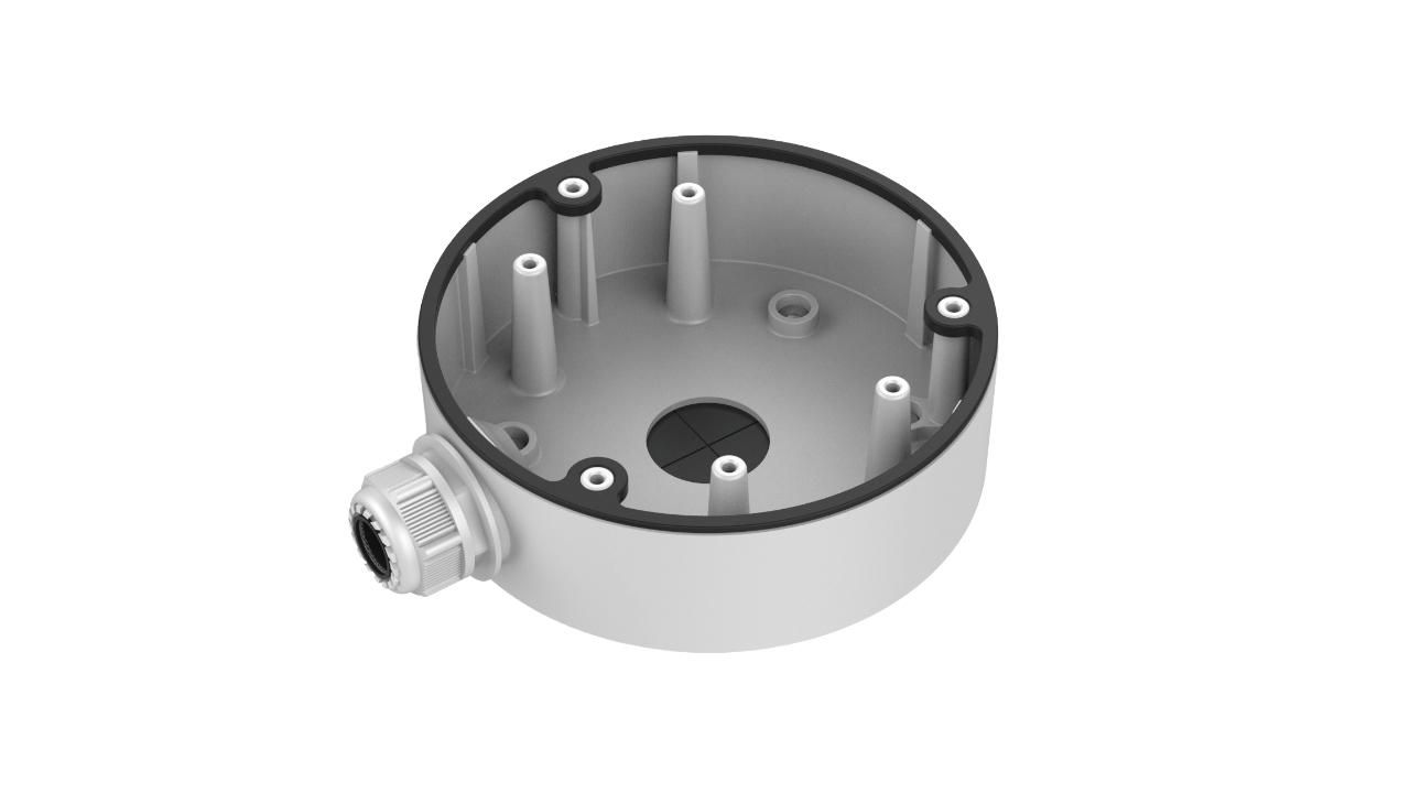 Hikvision DS-1280ZJ-DM21 | Note, same as DS-1280ZJ-PT6 | Backbox | Hvit | Udendørs brug