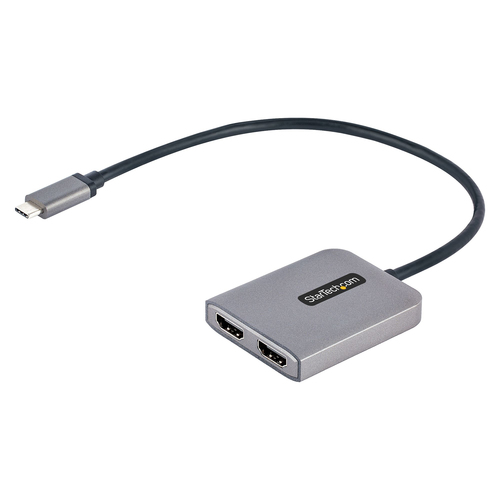 DUAL HDMI MST HUB - 4K 60HZ USB-C MULTI-MONITOR ADAPTER