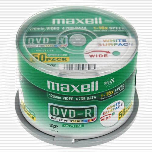 Maxell Maxell DVD-R, 4.7 Gb, 16x, 50-Pack