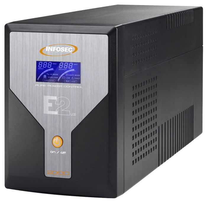 Infosec On Line Performance UPS 2000 VA 6 IEC outlets -- 3-year warranty --