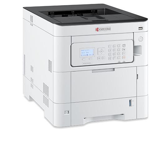 Kyocera ECOSYS PA3500cx, Up to 35 pages per minute in A4 in colour and b/w; duplex print speed: 17.5 page per minute A4, 1200 x 1200 dpi, 394 × 531.5 × 392.5 mm