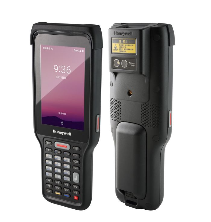 Honeywell ScanPal EDA61K Handheld Computer, 4" LED Multi-touch, Qualcomm SDM450 1.8 GHz octa-core, 3GB RAM, 32GB Flash, USB type C, IEEE 802.11 a/b/g/n/ac, GPS, Bluetooth 4.2, N6703SR, Android 9