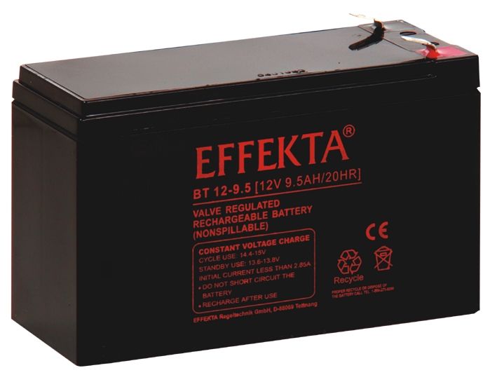 Effekta zbh. Akku, 12V-9,5AH