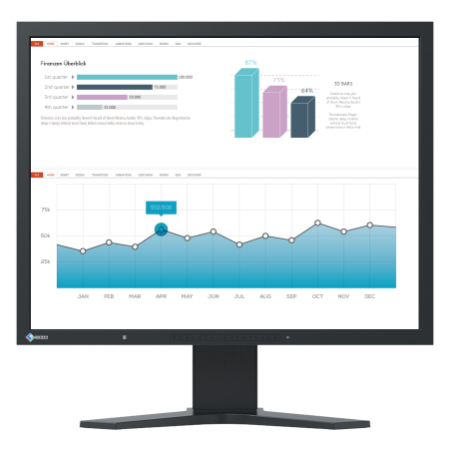 EIZO FlexScan Slim  19  IPS LCD  54  S1934HBK   1280x1024