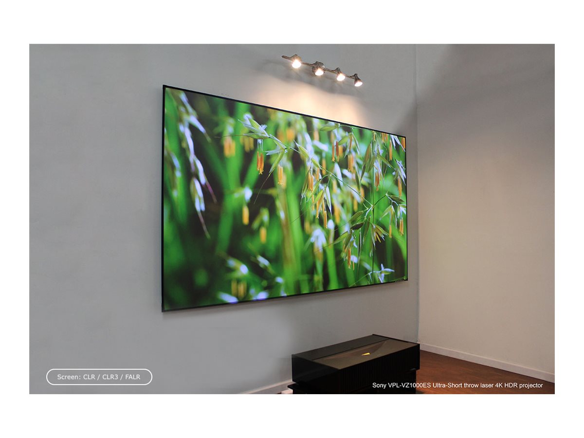 ELITE AR100WH2 16:9 H:124.9 W:223.7 Fixed Frame Front Projection ScreenHome Cinema Projector