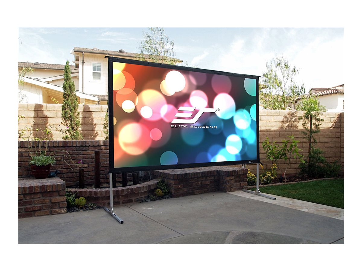 ELITE OMS120H2 16:9 H:149.4 W:265.7 Yes Outdoor Portable Light Weight Aluminium Frame Movie Screen (Carrying Bag included)