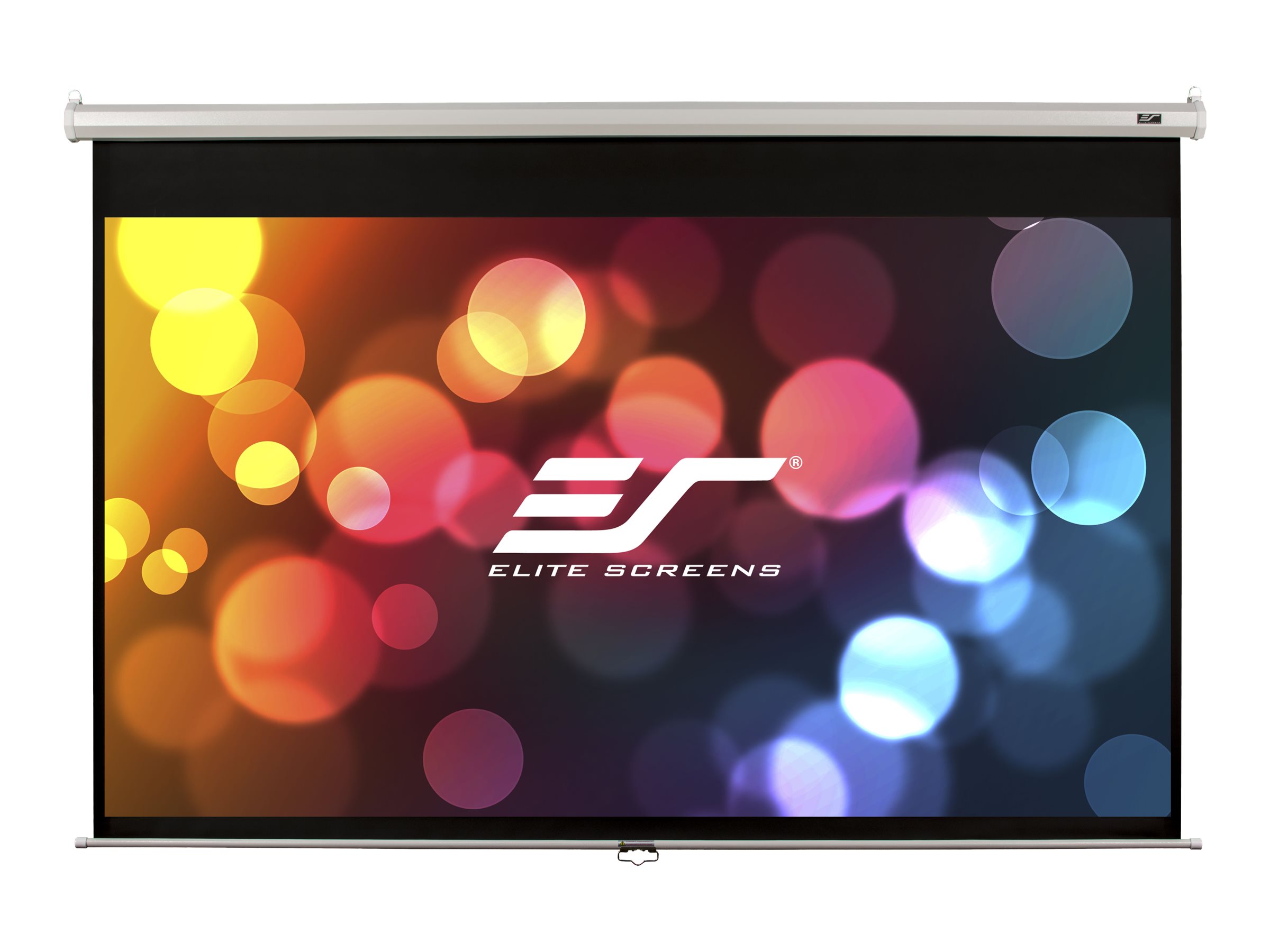 ELITE SCREENS M136XWS1 H:244CM X B:244CM 1:1 Manual Pull down Projector Screen 1.1 format