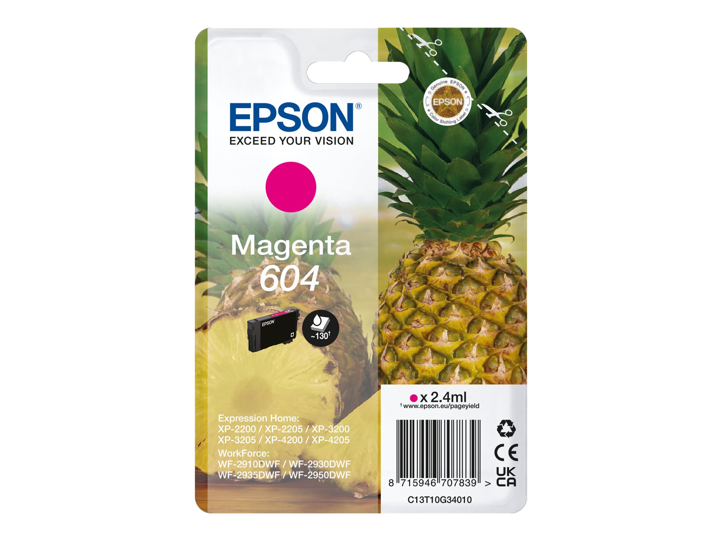 Epson 604 ink cartridge 1 pc(s) Original Standard Yield Magenta