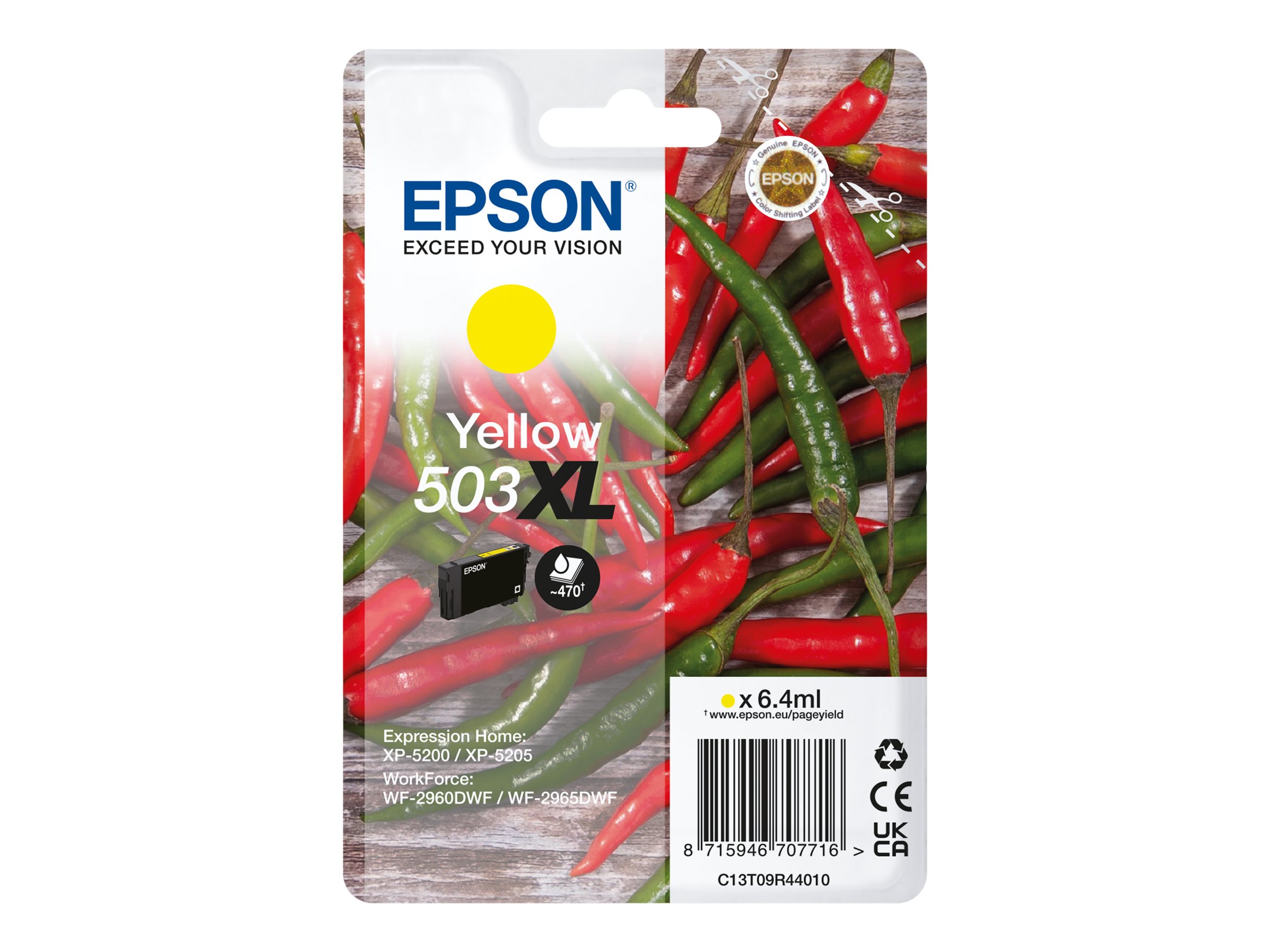 Ink/503XL Chillies Single YW SEC