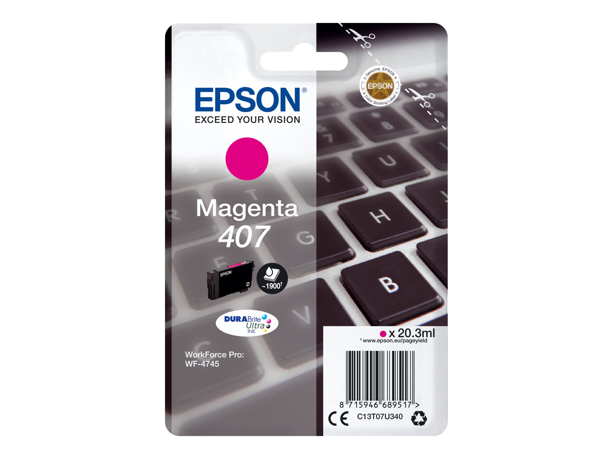 Epson WF-4745 ink cartridge 1 pc(s) Original High (XL) Yield Magenta
