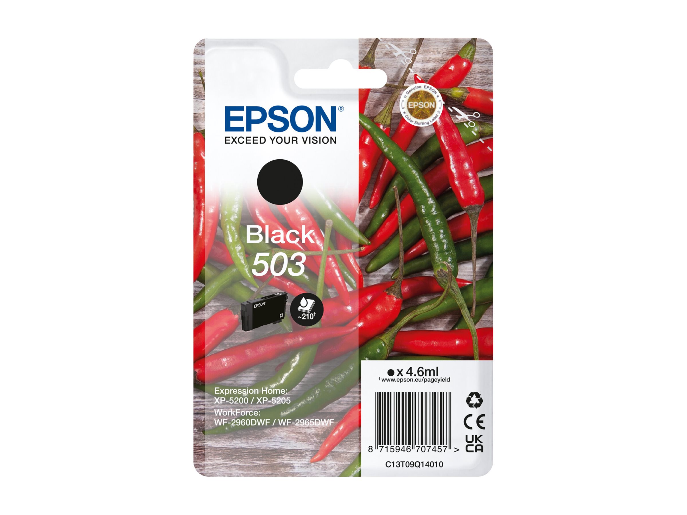 Epson 503 ink cartridge 1 pc(s) Original Standard Yield Black