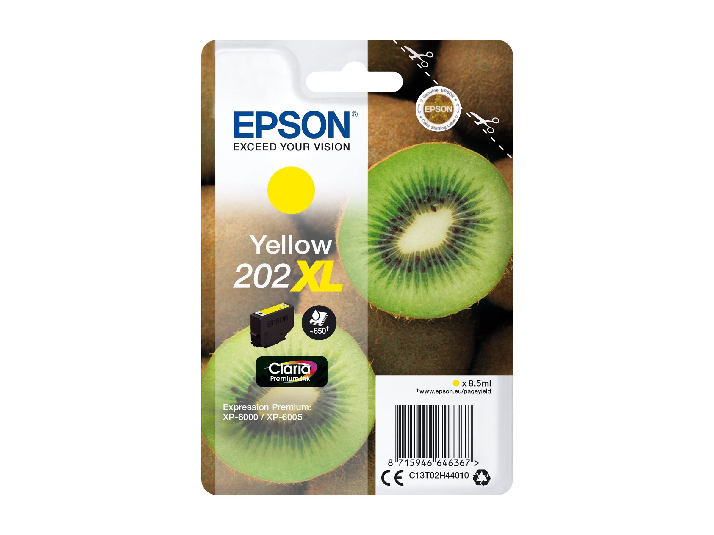 Ink/202XL Kiwi 8.5ml YL