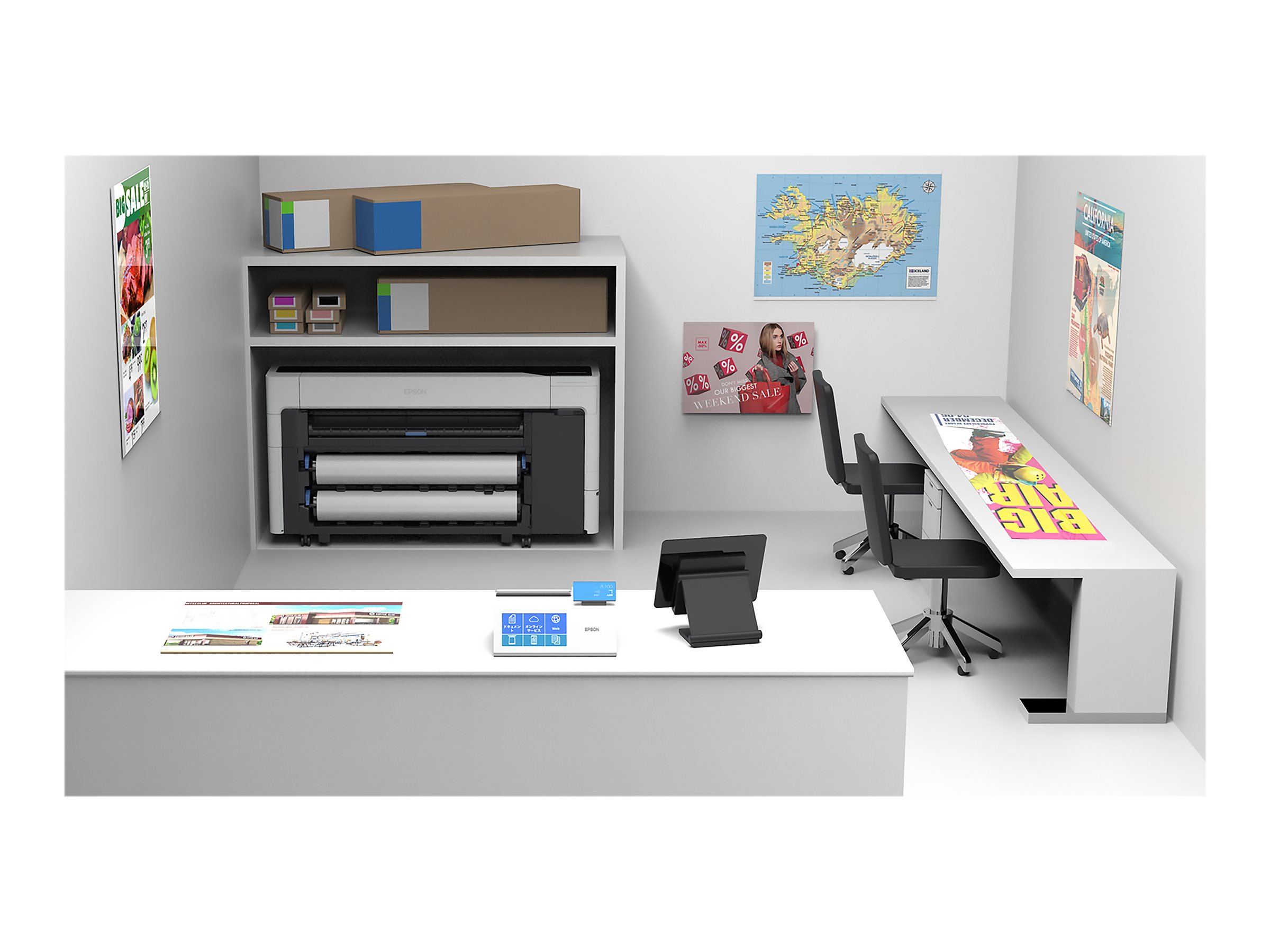 Epson SureColor SC-T5700D large format printer Wi-Fi Inkjet Colour 2400 x 1200 DPI A0 (841 x 1189 mm) Ethernet LAN