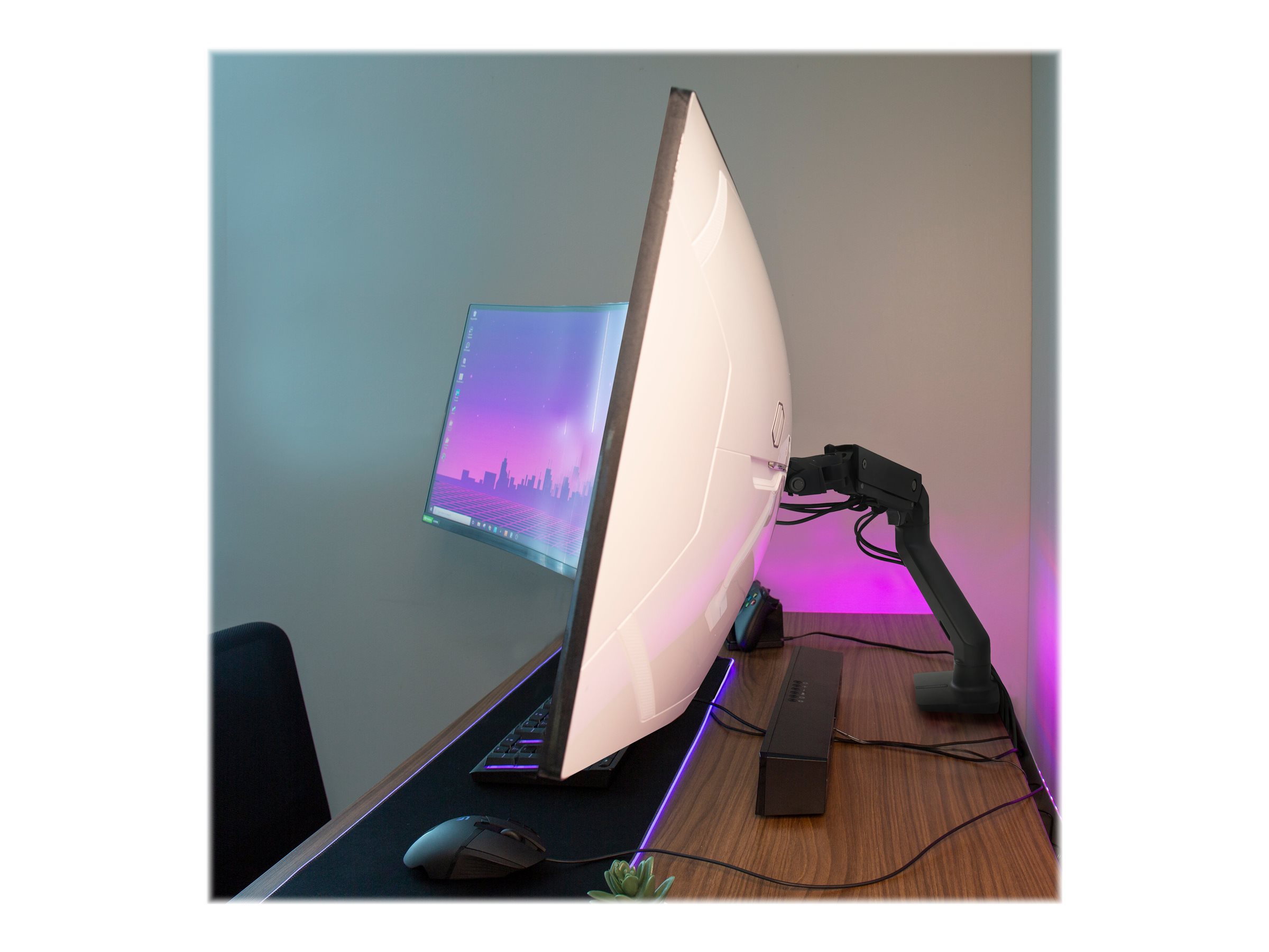 ERGOTRON HX monitor arm with HD monitor joint in black