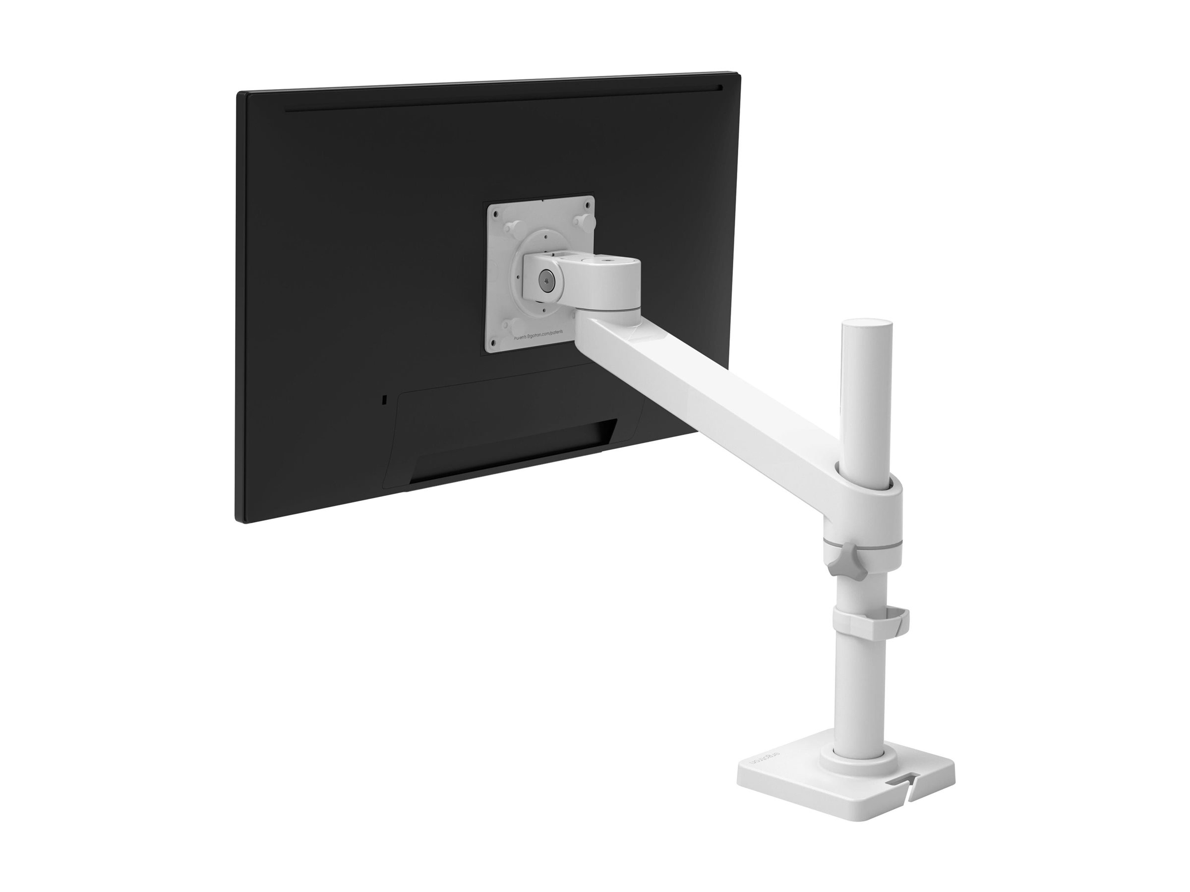 ERGOTRON NX Mounting kit pole pivot base arm assembly attachment hardware for Monitor white screen size up to 34inch desk-mountable