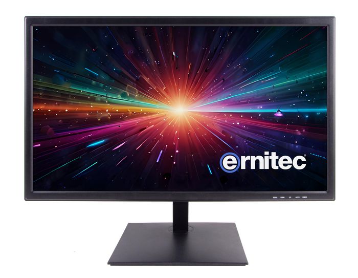 Ernitec 24" 24/7 Full-HD Surveillance monitor. 1x HDMI 2.0, 1x BNC IN, 2x BNC out, 1x VGA 2x Speakers