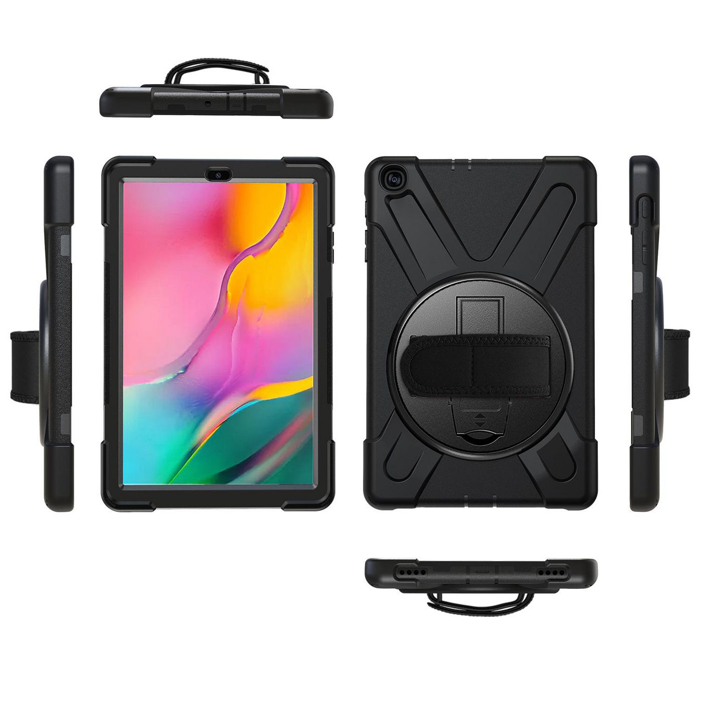 eSTUFF ES681840-BULK tablet case 25.6 cm (10.1") Cover Black
