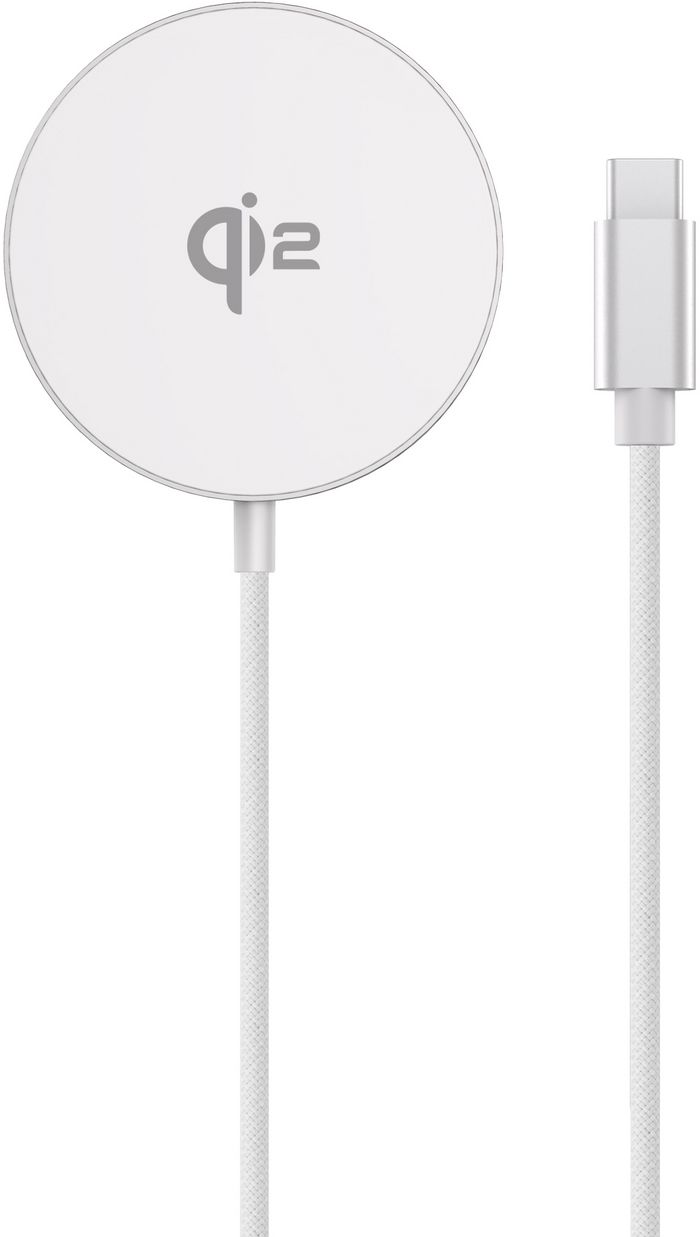 eSTUFF QI2 15W Magnetic Wireless Charger with USB-C Cable