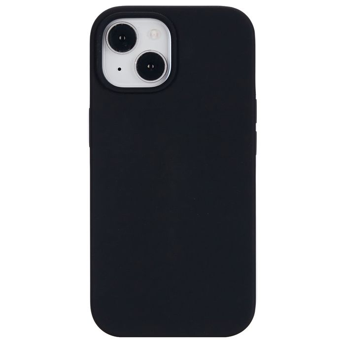 eSTUFF iPhone 16 INFINITE ROME Magnetic Silicone Cover - Black - 81% recycled material