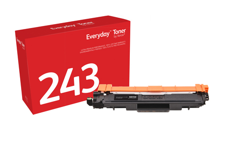 EVERYDAY BLACK TONER COMPATIBLE WITH BROTHER TN-243BK HIGH CAPAC