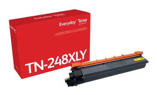 EVERYDAY BLACK TONER REPLACES BROTHER TN248XLY HIGH CAPACITY