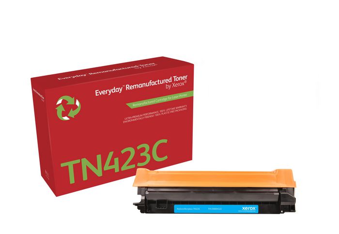Xerox Everyday™ Cyan Remanufactured Toner by Xerox compatible with Brother TN423C, High capacity