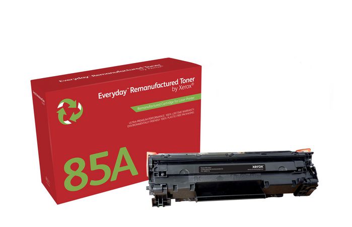 Xerox Black toner cartridge. Equivalent to HP CE285A. Compatible with HP LaserJet P1102/P1102W, LaserJet P1132MFP, LaserJet P1212 MFP/P1217 MFP