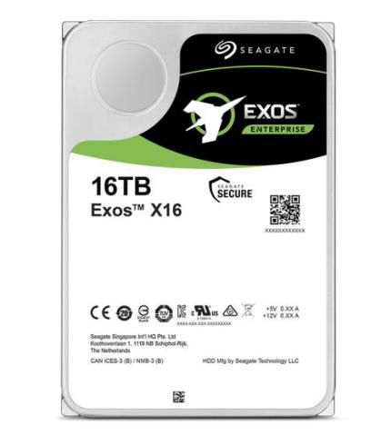 Seagate 3.5", 16TB, SATA III, 256Mb Cache, 7200rpm
