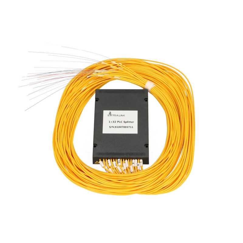 Extralink 1:32 PLC | Splitter | 2.0mm, 1.5m, G657A, ABS module, without connectors