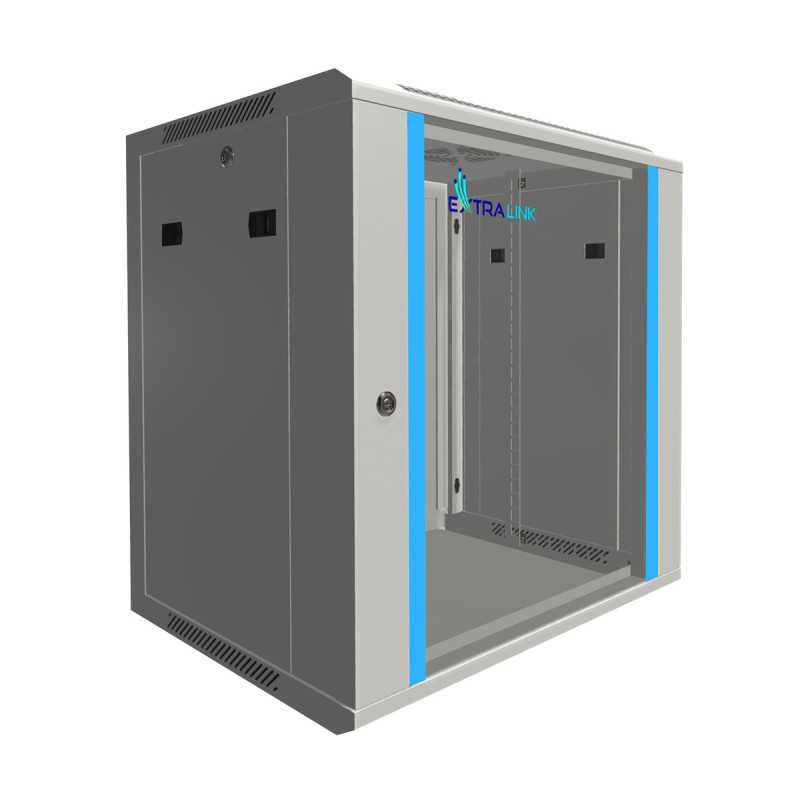 Extralink 12U 600x450 Gray | Rack cabinet | wall mounted