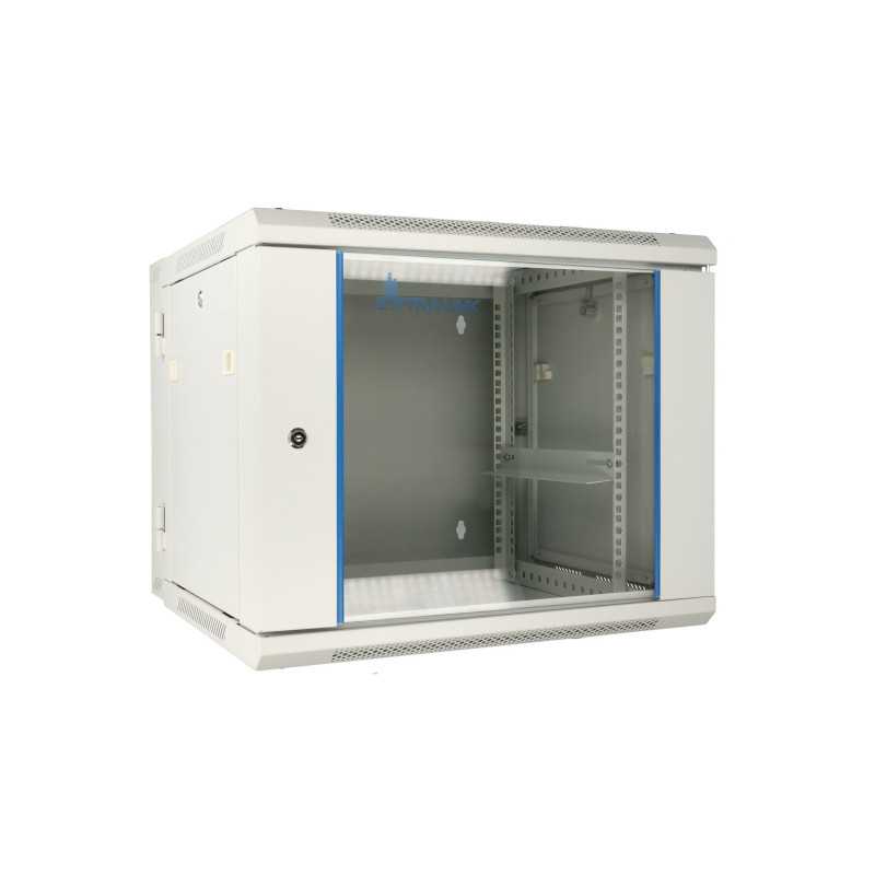 Extralink 12U 600x600 AZH Gray | Rack cabinet | wall-mounted, two-section