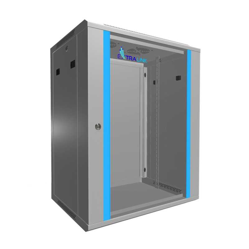 Extralink 15U 600x450 Gray | Rack cabinet | wall mounted