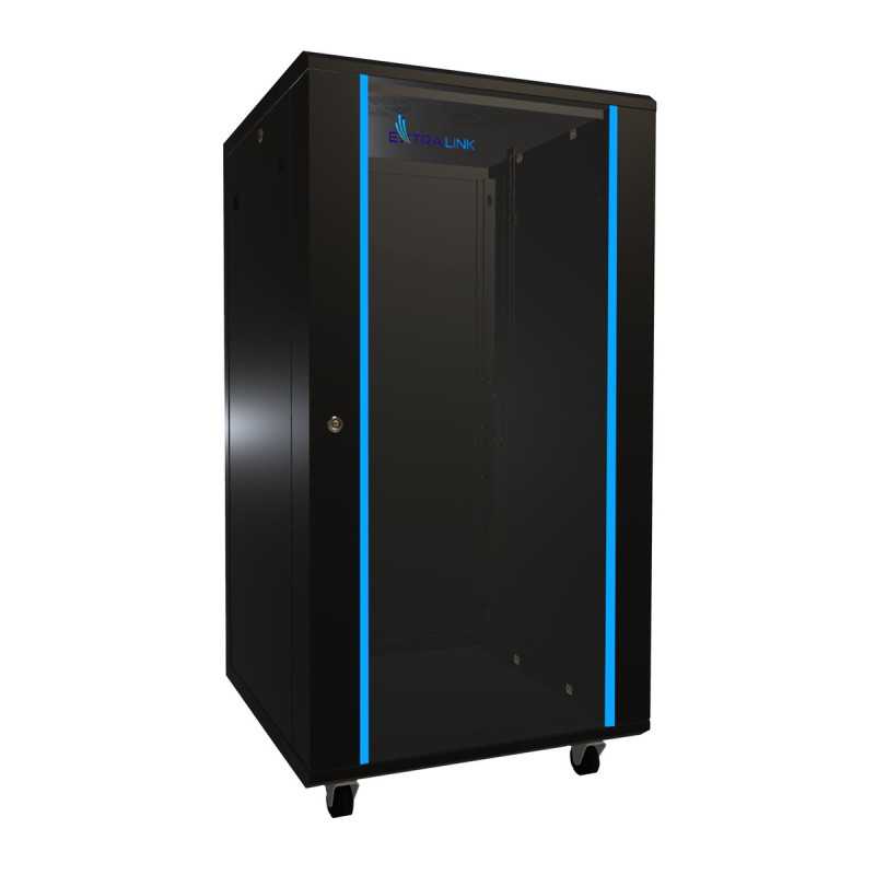 Extralink 22U 600x600 Black | Rack cabinet | standing