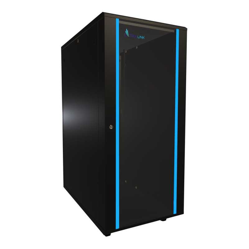 Extralink 27U 600x1000 Black | Rack cabinet | standing