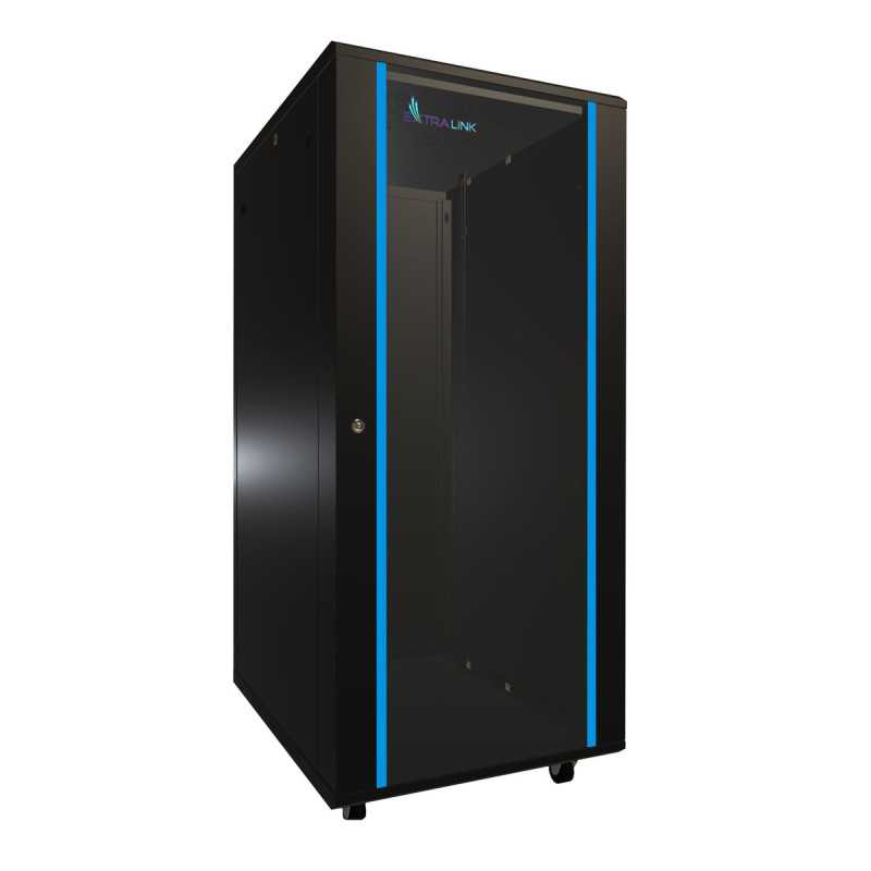 Extralink 27U 600x800 Black | Rack cabinet | standing