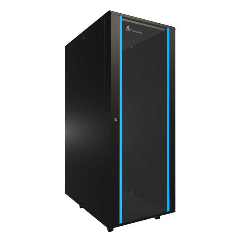 Extralink 37U 600x1000 Black | Rack cabinet | standing