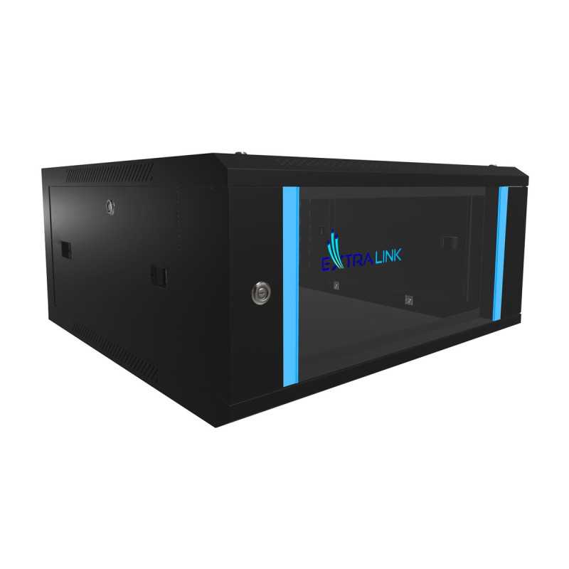 Extralink 4U 600x600 Black | Rack cabinet | wall mounted