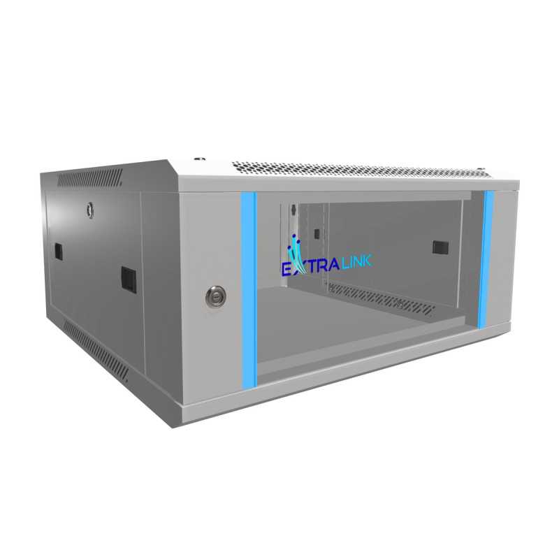 Extralink 4U 600x600 Gray | Rack cabinet | wall mounted