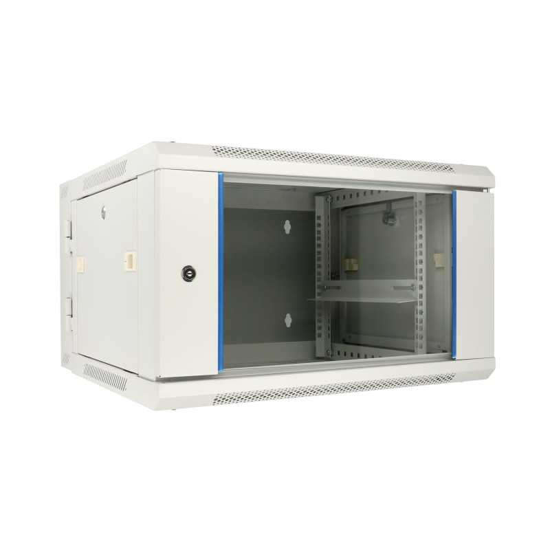 Extralink 6U 600x600 AZH Gray | Rack cabinet | wall-mounted, two-section