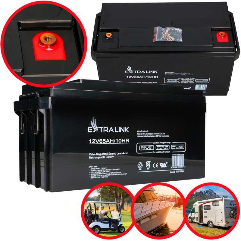 Extralink AGM 12V 65Ah | Battery | maintenance-free