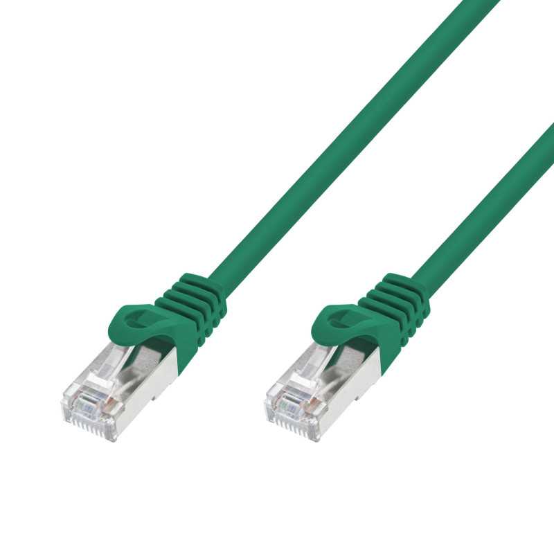 Extralink Cat.7 S/FTP 2m 20G Green | LAN Patchcord | Copper Twisted pair network cable