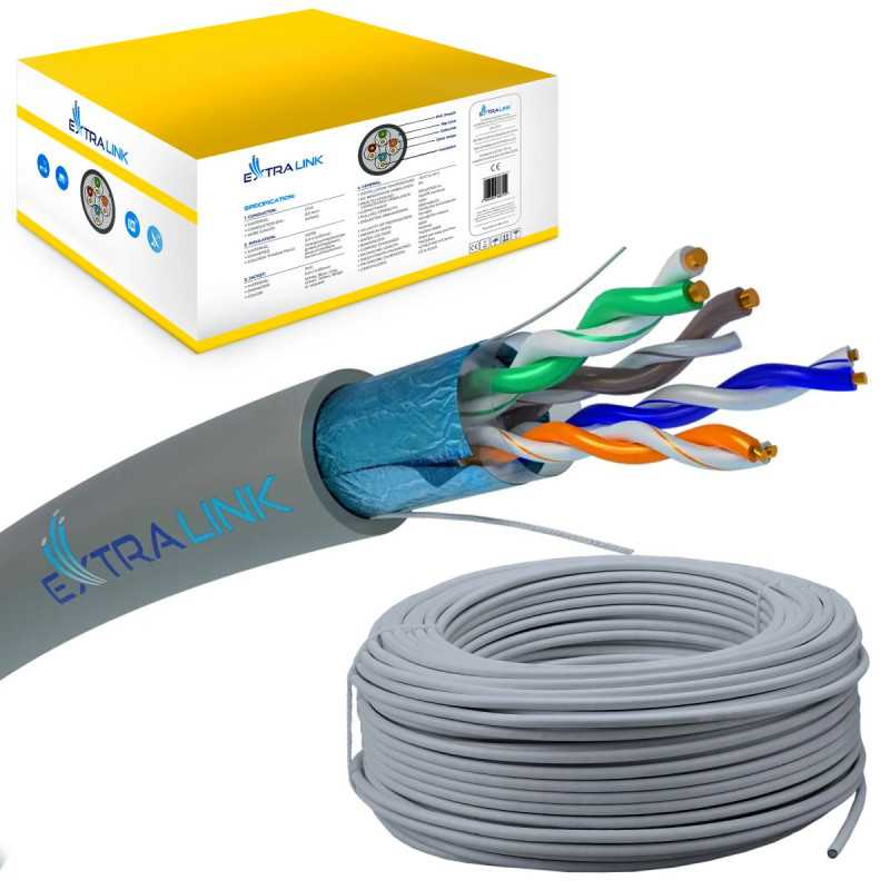 Extralink CAT5E FTP (F/UTP) Internal | Twisted pair network cable | 305M